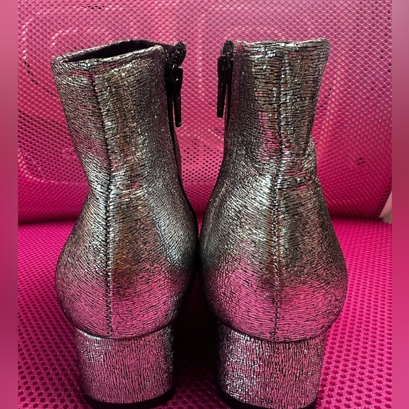 Statement Silver Booties - Picture 6 of 6